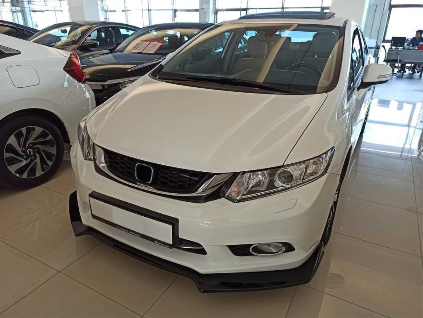 Honda Civic FB7 2012-2015 İçin Uyumlu Ön Lip - Görsel 2