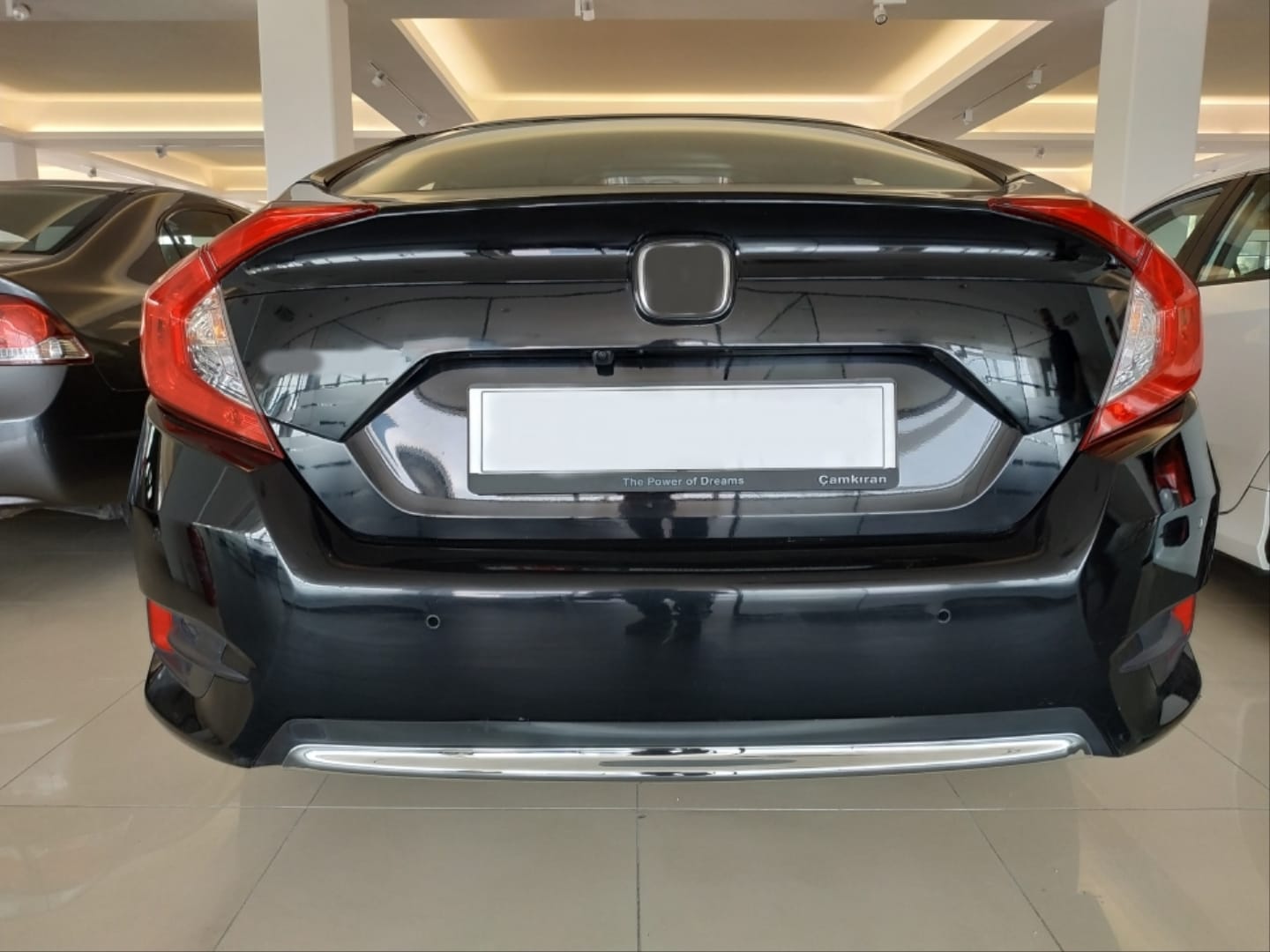 Honda Civic FC5 2016-2020 İçin Uyumlu ARKA Tampon ALT Çita Nikelaj - Görsel 4