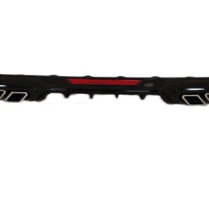 Honda Civic FC5 2016-2020 İçin Uyumlu Difuzor KARE Egzoz Piano Black