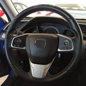 Honda Civic FC5 2016-2020 İçin Uyumlu Direksiyon ALT Parça Tekli Silver Yazisiz