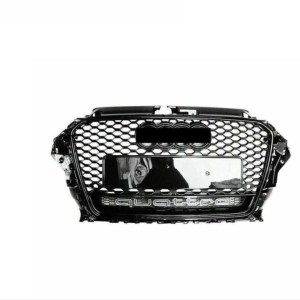 Audi A3 2013-2016 İçin Uyumlu Panjur RS3 Siyah