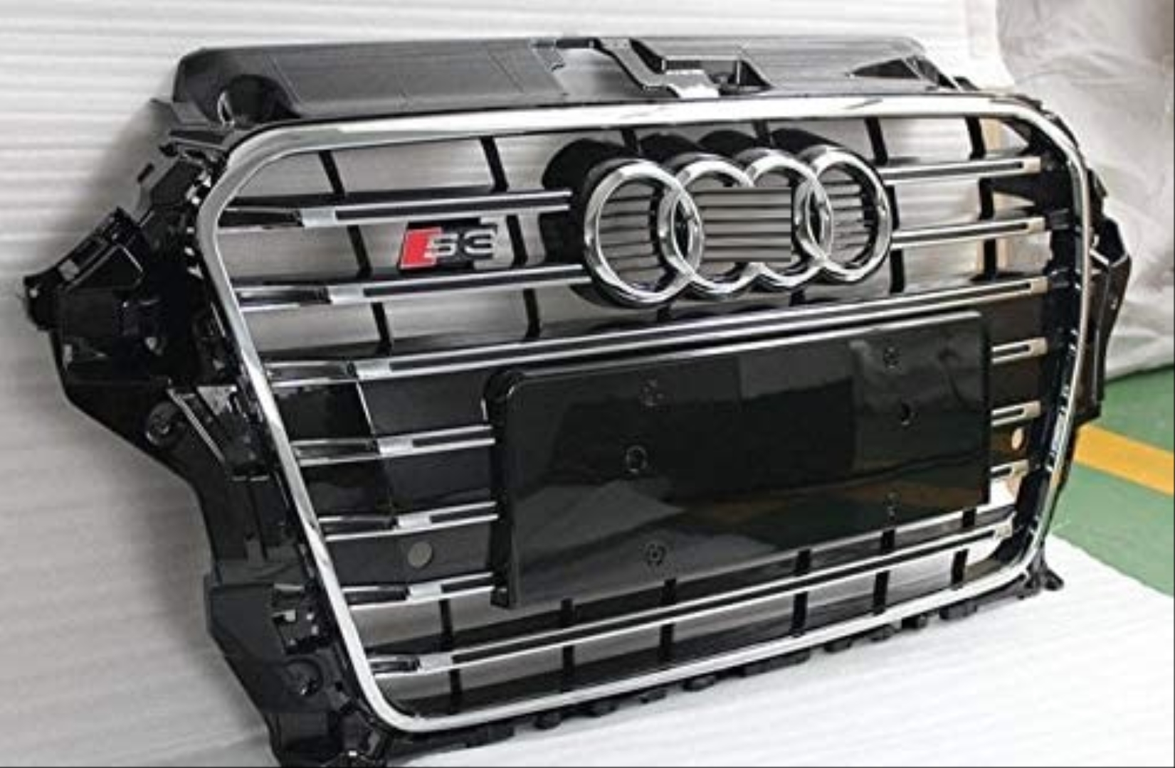 Audi A3 2013-2016 İçin Uyumlu Panjur S3 Siyah - Görsel 4
