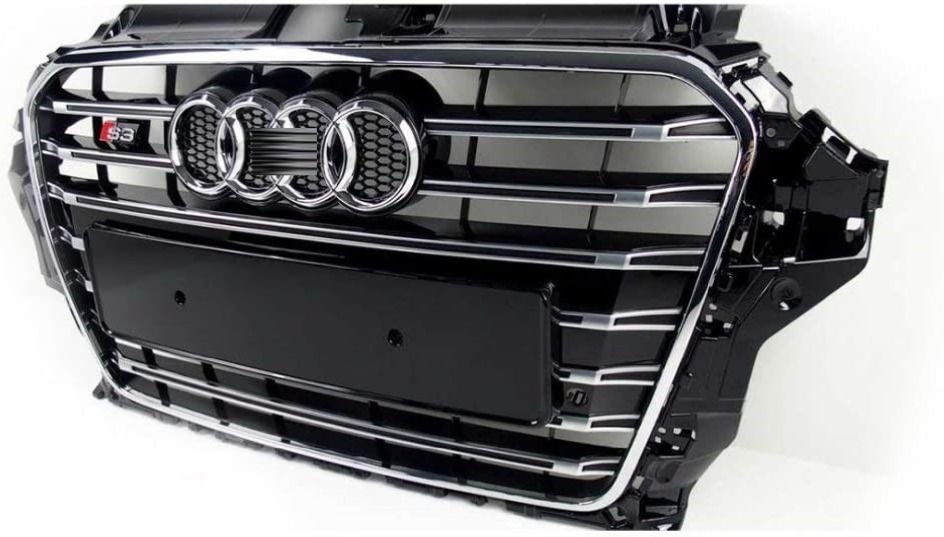 Audi A3 2013-2016 İçin Uyumlu Panjur S3 Siyah