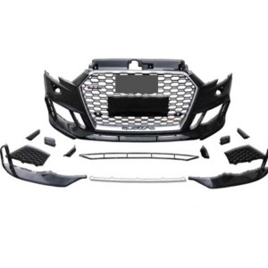 Audi A3 2016-2020 Sedan İçin Uyumlu RS3 Ön Tampon Panjur Seti - (8V Makyajli KASA)