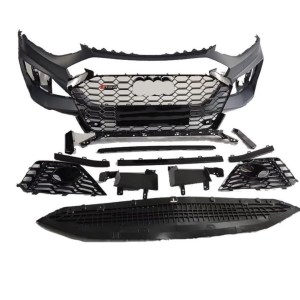 Audi A4 2019-2021 İçin Uyumlu RS4 Ön Tampon Panjur Seti