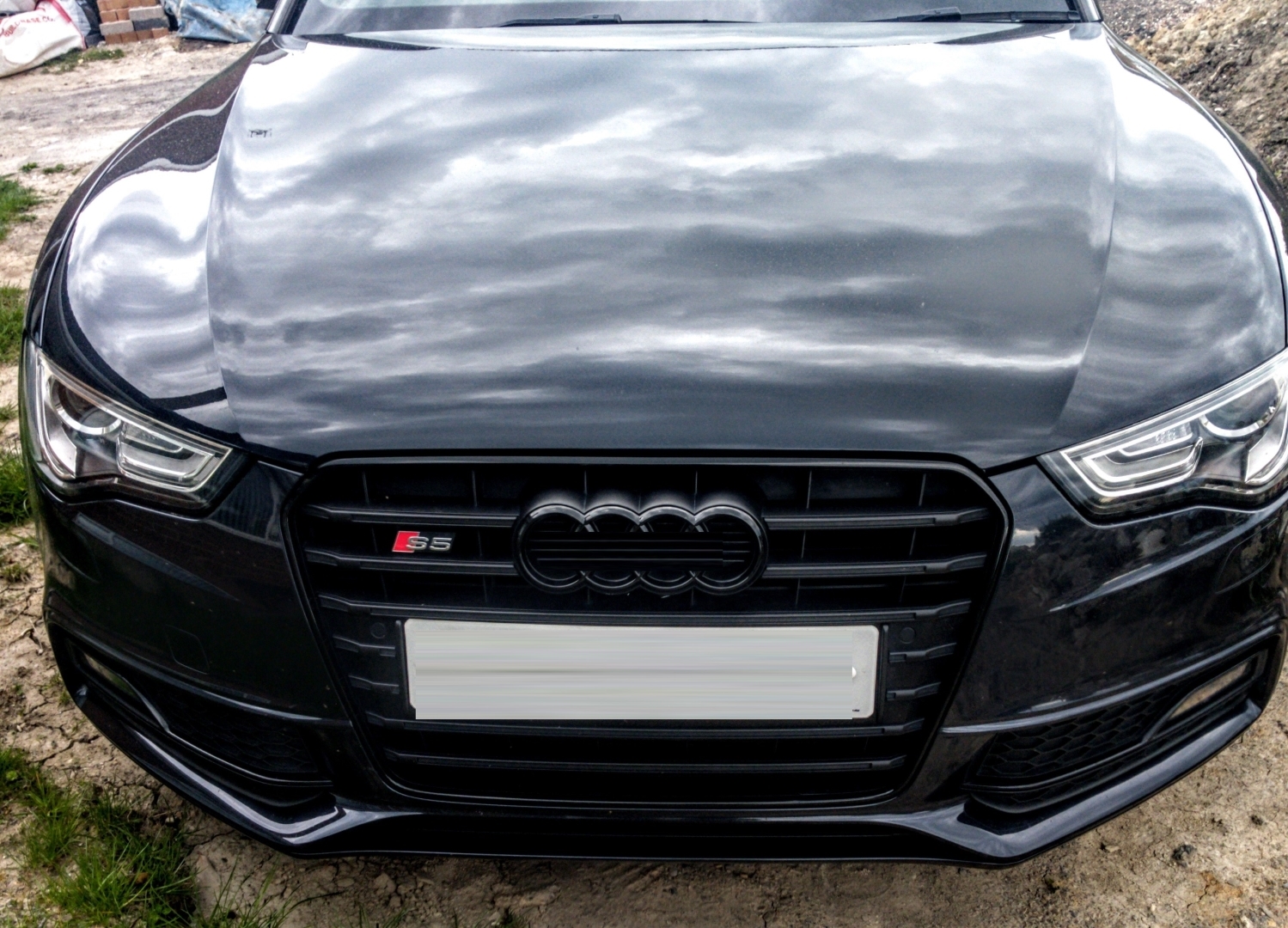 Audi A5 2016-2019 İçin Uyumlu Panjur S5 FULL Siyah - Görsel 3