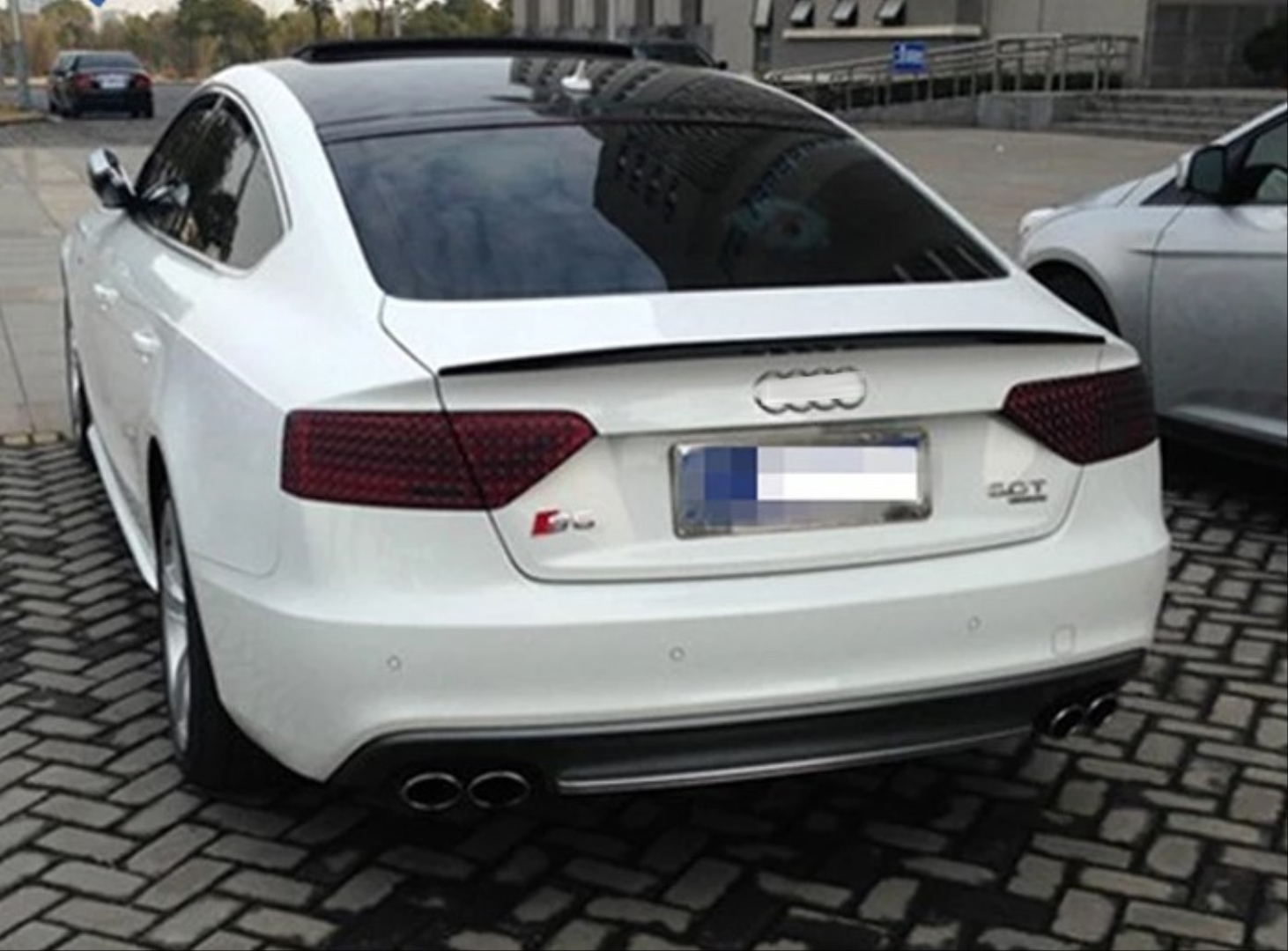 Audi A5 2009-2016 İçin Uyumlu Spoiler - Piano Black (Parlak Siyah) - Görsel 2