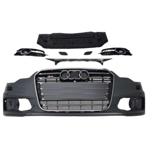 Audi A6 2012-2014 İçin Uyumlu S6 Ön Tampon Panjur Seti