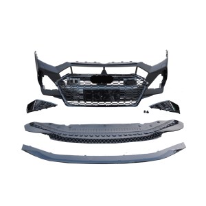Audi A7 2019-2021 İçin Uyumlu RS7 Ön Tampon Panjur Seti