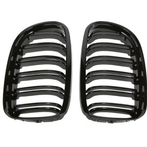 BMW 3 Serisi E90 2008-2011 M3 Bobrek (Cift Cizgi Panjur) Piano Black