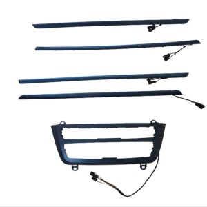 BMW 3 Serisi F30 İçin Uyumlu Ambians SET (Klima Panel VE Kapilar) - Mavi RENK