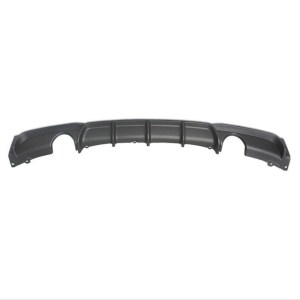 BMW 3 Serisi F30 2012-2018 M Sport Difüzör - Sağ SOL TEK Çikiş (MAT Siyah)