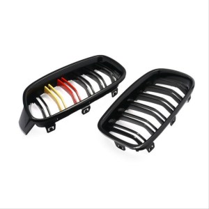 BMW 4 Serisi F32 İçin Uyumlu 2013-2019 M4 Görünüm Bobrek (Cift Cizgi Panjur) Alman RENK