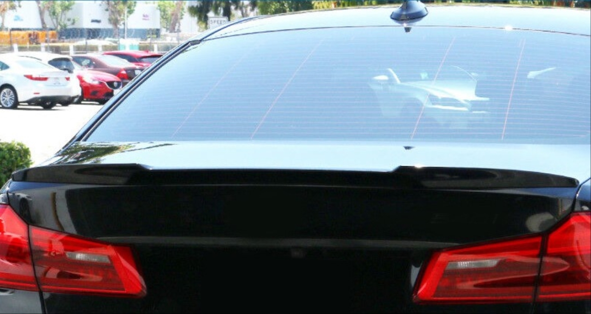 BMW 5 Serisi G30 İçin Uyumlu M4 Gorunum Spoiler - Piano Black (Parlak Siyah) - Görsel 5