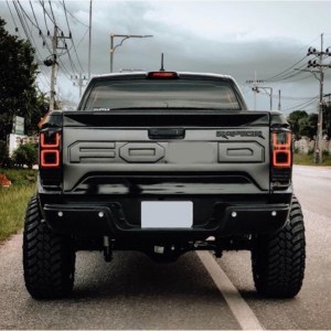 FORD Ranger İçin Uyumlu 2012-2021 2 Parça Bagaj Kapak Kaplama 2012-2021 T6 T7 T8