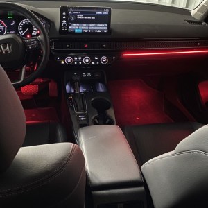 Honda 2022 Civic FE1 İçin Dinamik Ambians Aydinlatma Seti (Aplikasyon VE Dugme Kontrollü)