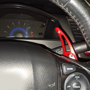 Honda Civic FB7 2012-2015 İçin Uyumlu Paddle Shift (F1 Vites Kulakcik) Kirmizi