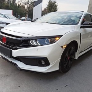 Honda Civic FC5 2019+ Makyajli KASA İçin Ön Tampon Mugen Ön EK