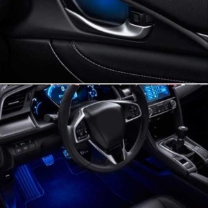 Honda Civic FC5 İçin Uyumlu AYAK VE Kapi KOLU Aydinlatma - Mavi