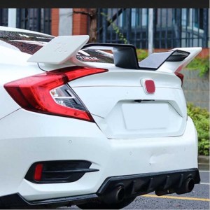 Honda Civic FC5 2016-2020 İçin Uyumlu Bagaj Üstü Spoiler M Model