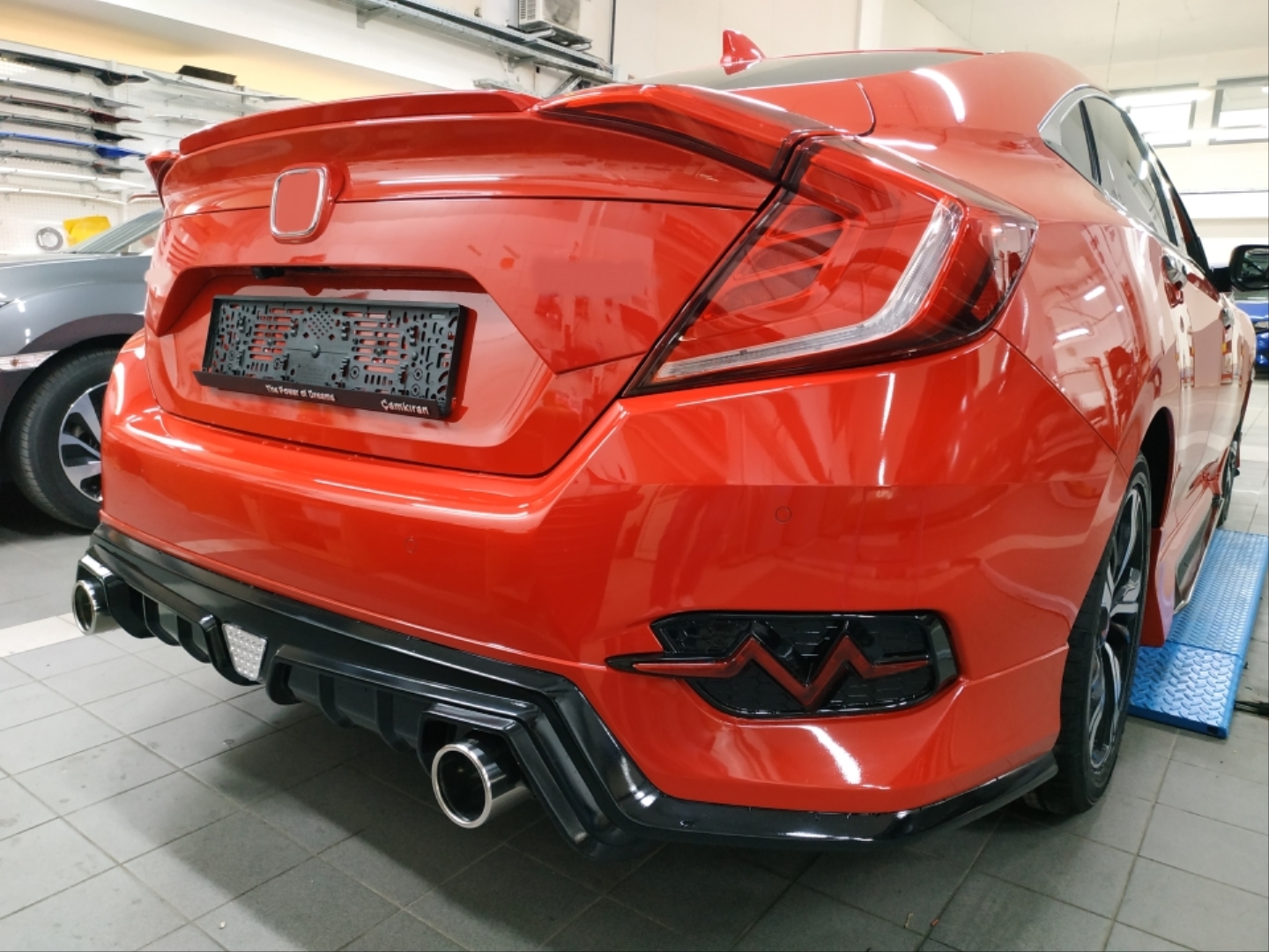 Honda Civic FC5 2016-2021 İçin Uyumlu Hareketli LED STOP Kirmizi - Görsel 6