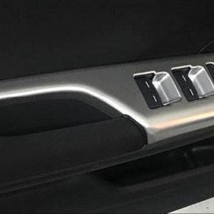 Honda Civic FC5 2016-2021 İçin Uyumlu Kapı Kolçak Kaplama Silver