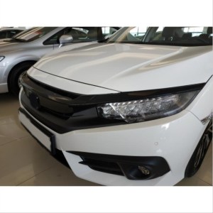 Honda Civic FC5 2016-2020 İçin Uyumlu Ön Panjur Kaplama Piano Black