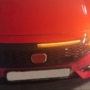 Honda Civic FC5 2016-2020 İçin Uyumlu Ön Panjur Ledi