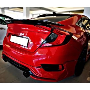 Honda Civic FC5 2016-2020 İçin Uyumlu Turbo BODY Kit ARKA EK