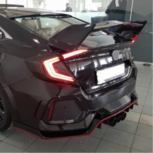 Honda Civic FC5 2016-2020 İçin Uyumlu Type-r ARKA Tampon