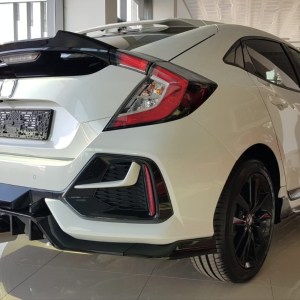 Honda Civic FK7 2016-2020 İçin Uyumlu Hatchback Spoiler DTO (Piano Black)