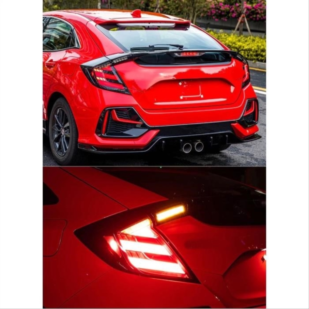 Honda Civic FK7 2016-2020 İçin Uyumlu HB LED STOP Smoke - Görsel 3