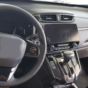 Honda CR-V 2017+ İçin Uyumlu Karbon Direksiyon Kaplama