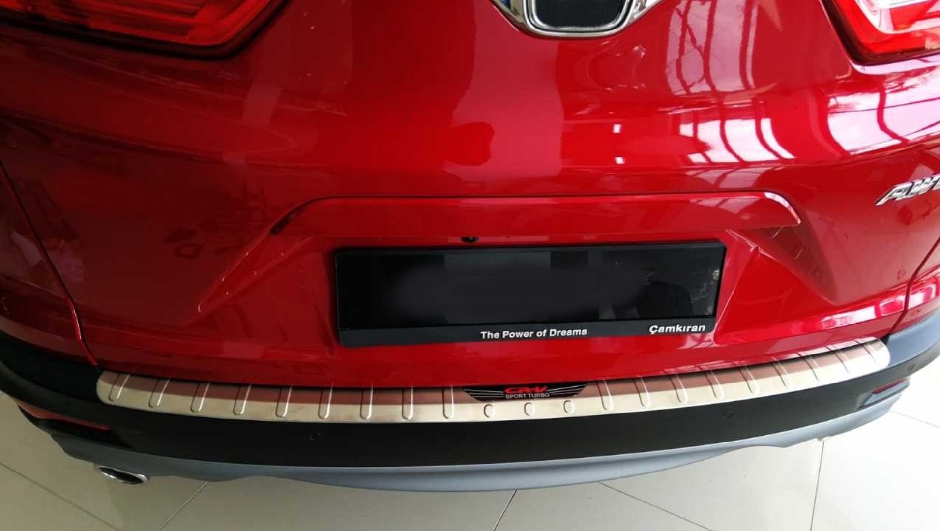 Honda CR-V 2018-2019 İçin Uyumlu ARKA Tampon Üst Kaplamasi - Görsel 4