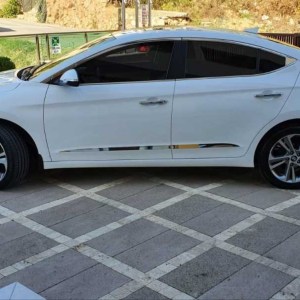 Hyundai Elantra 2016-2019 İçin Uyumlu CAM Çitasi Nikelaj 10 Parça