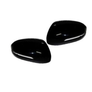 Hyundai KONA İçin Uyumlu AYNA Kapagi - Piano Black