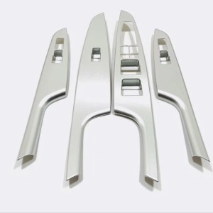 Hyundai Tucson İçin Uyumlu 2015-2018 Kapi Kolçak Kaplama Silver (Koltuk İsiticili Model)