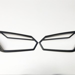 İsuzu D-MAX İçin Uyumlu 2018+ FAR Çerçevesi Kaplama Siyah Sinyal Çizgili