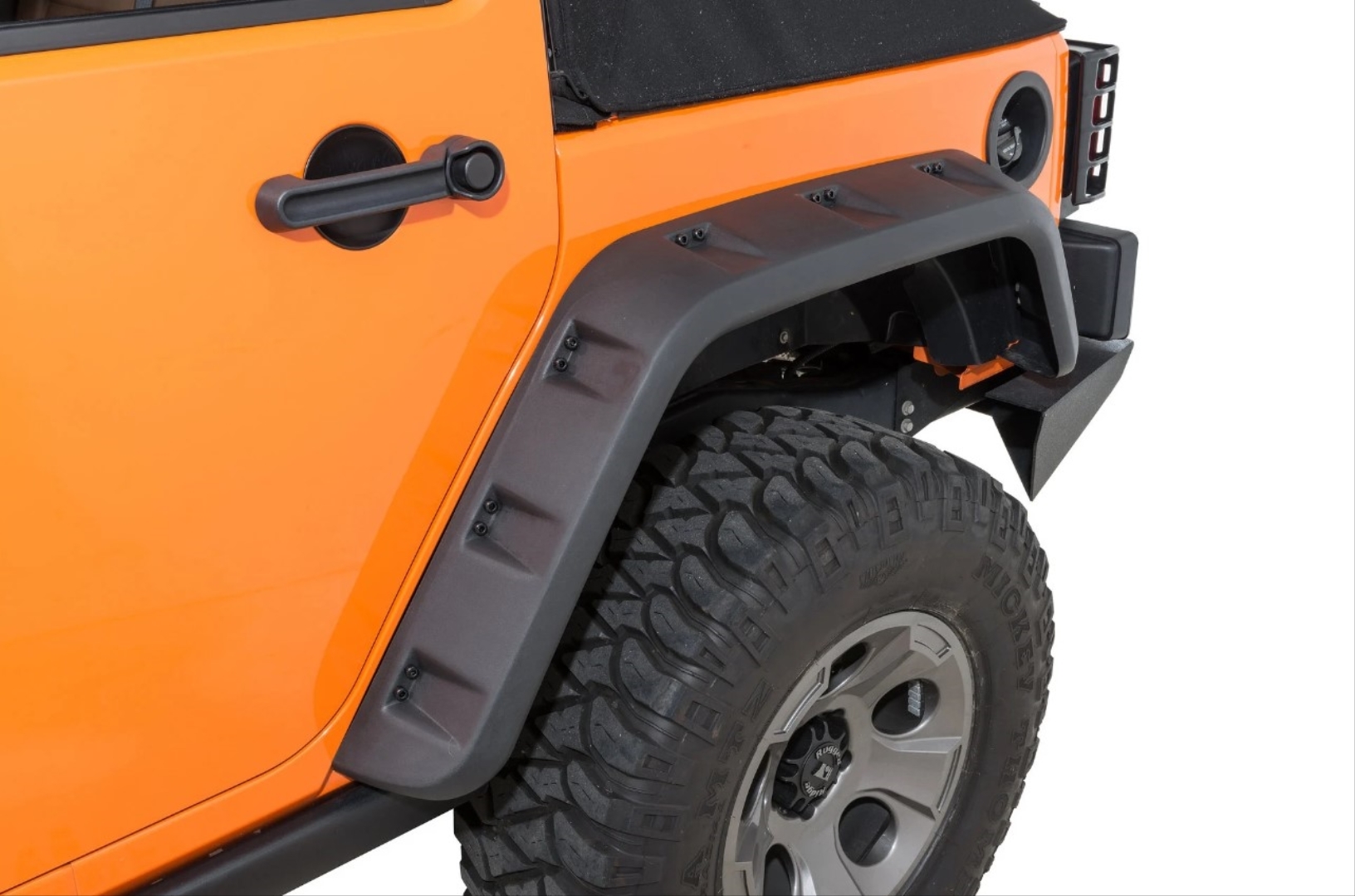 JEEP Wrangler JK 2007-2017 İçin Uyumlu Hurricane Camurluk Kabartma Seti (Dodik) (Ledli) - Görsel 4