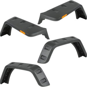 JEEP Wrangler JK 2007-2017 İçin Uyumlu Hurricane Camurluk Kabartma Seti (Dodik) (Ledli)