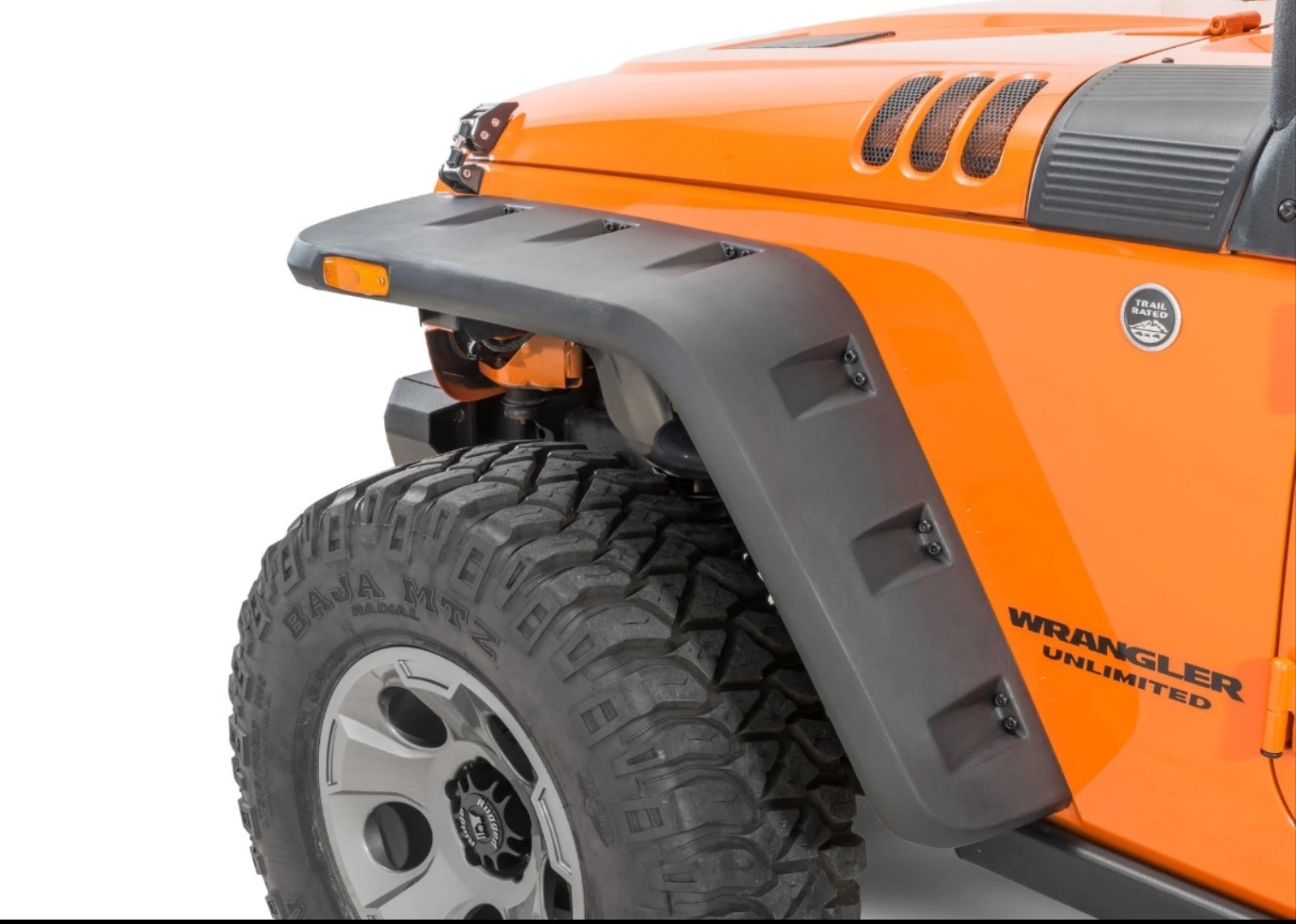 JEEP Wrangler JK 2007-2017 İçin Uyumlu Hurricane Camurluk Kabartma Seti (Dodik) (Ledli) - Görsel 5