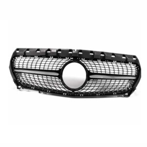 Mercedes W117 CLA İçin Uyumlu 2013-2015 CLA İçin Uyumlu Diamond Panjur - Siyah