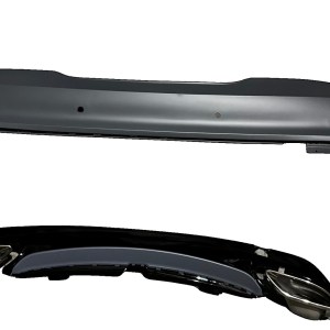 Mercedes W117 CLA Serisi İçin Uyumlu AMG Görünüm ARKA Tampon&egzoz