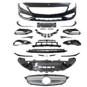 Mercedes W176 A Serisi İçin Uyumlu A45 Ön Tampon & Panjur (2012 - 2018 )