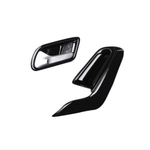 Mercedes W177 A Serisi 2019+ İçin Uyumlu Kapi Kolcak Kaplama - Piano Black