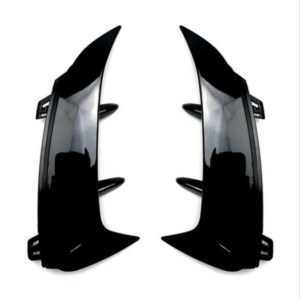 Mercedes W177 A Serisi Sedan 2019+ İçin ARKA Tampon Biçaklari - 2 Parça - Piano Black