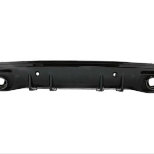 Mercedes W205 C Serisi İçin C43 Difuzor & Egzoz Seti (AMG Sedan) (Siyah Egzoz İle)