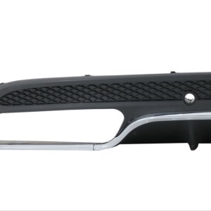 Mercedes W205 C Serisi İçin Silver Difüzör & Egzoz Seti (AMG Sedan) (KROM Trim)