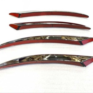 Mercedes W205 2015-2018 C Serisi İçin Sis Kasi 4 Parça (KROM)