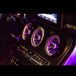 Mercedes W205 2015-2018 Serisi İçin Uyumlu 3 RENK ON Havalandirma